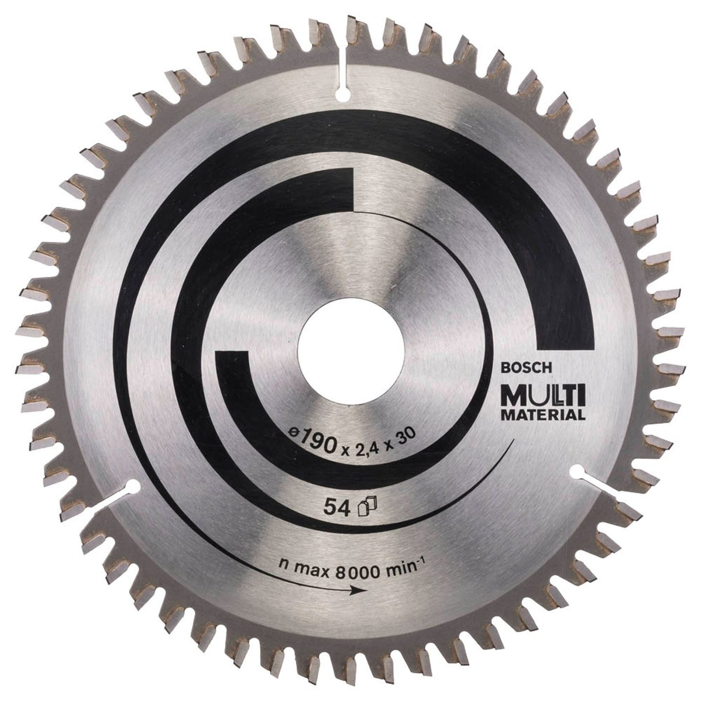 BOSCH Multi Material Kreissägeblatt 190,0 mm, 54 Zähne | 2608640509