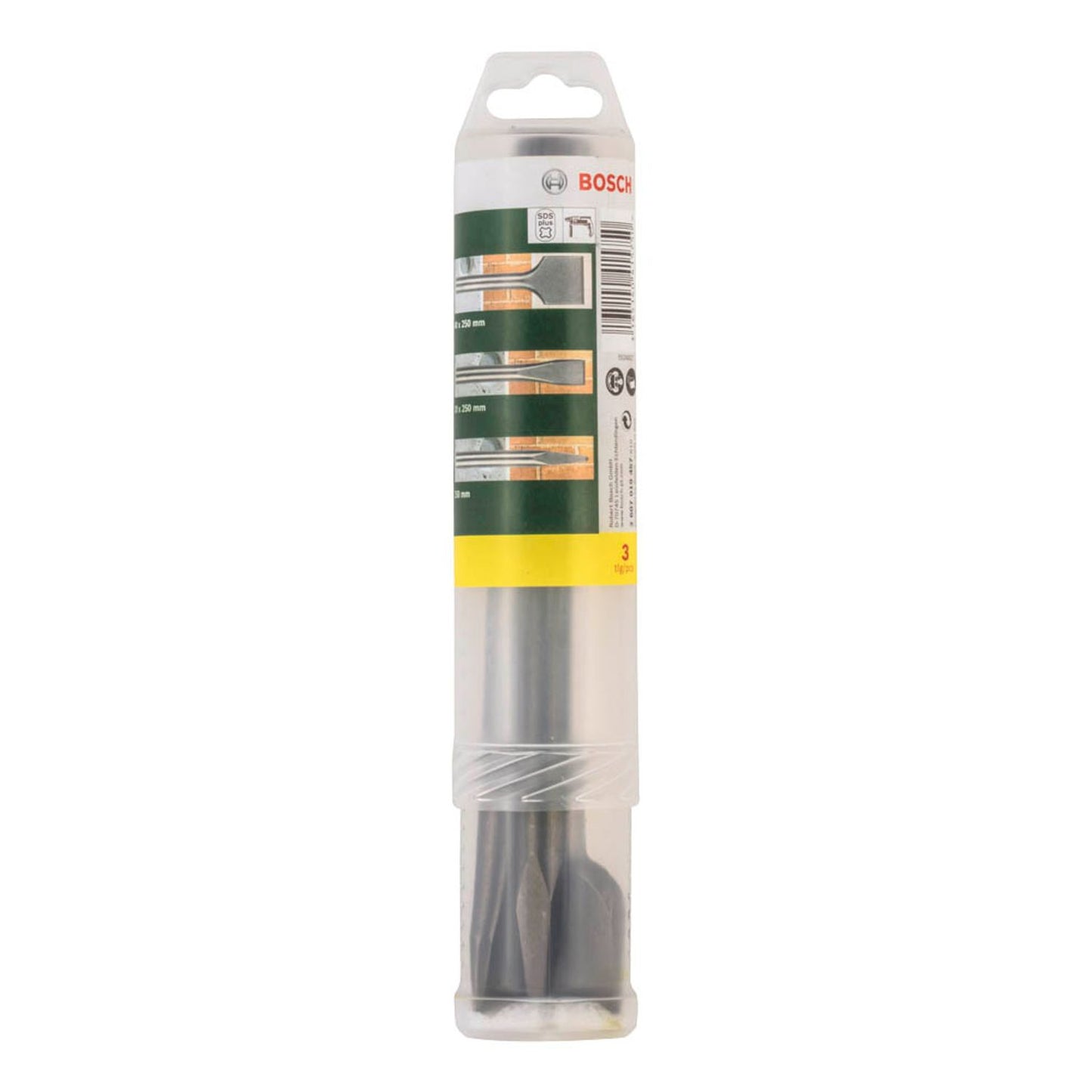 BOSCH Meißel-Set, 3-teilig | 2607019457