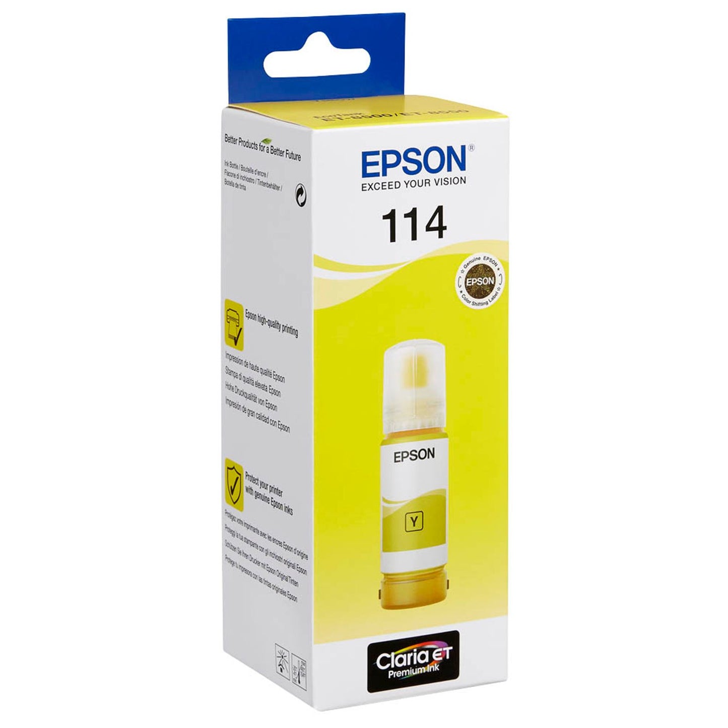 EPSON 114/T07B4 gelb Tintenflasche | C13T07B440
