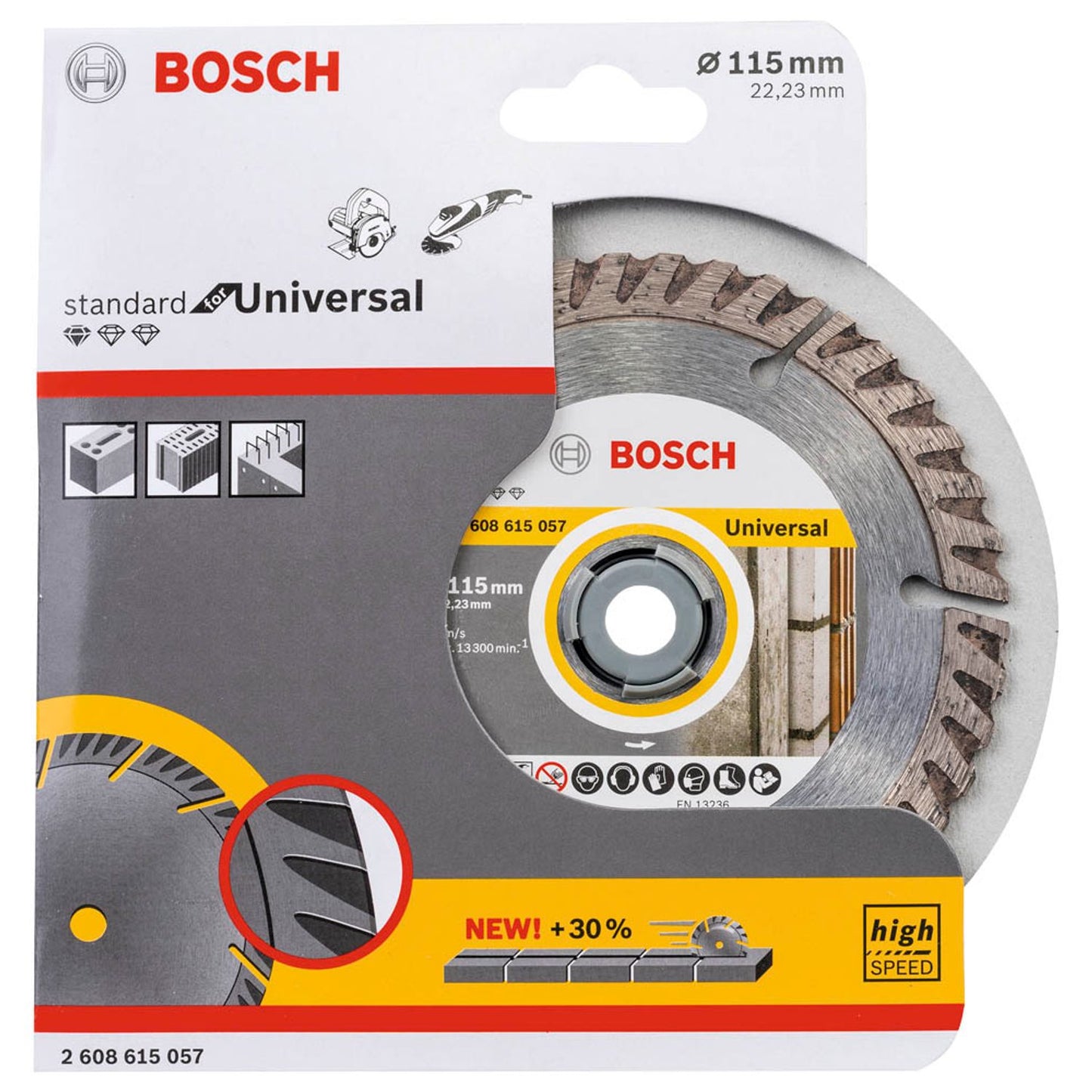 BOSCH Diamant-Trennscheibe Standard for Universal | 2608615057