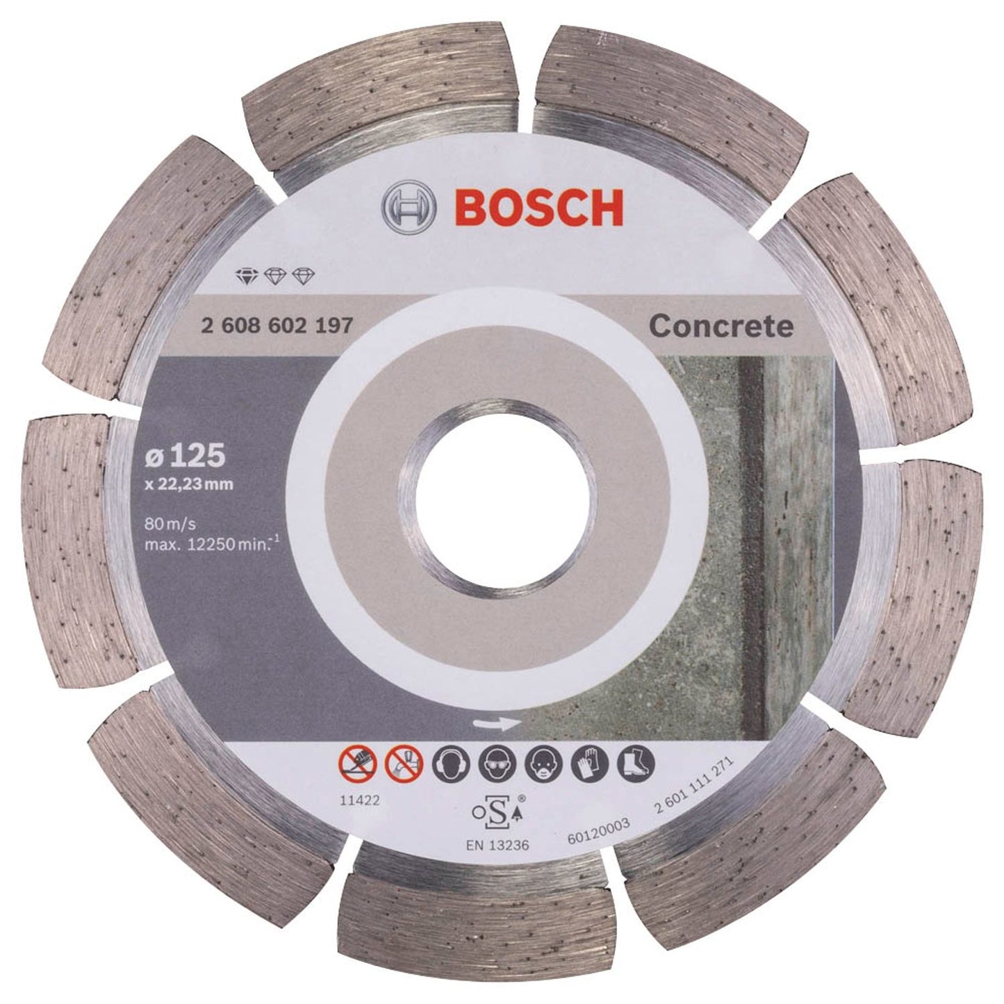 BOSCH Diamant-Trennscheibe Standard for Concrete | 2608602197