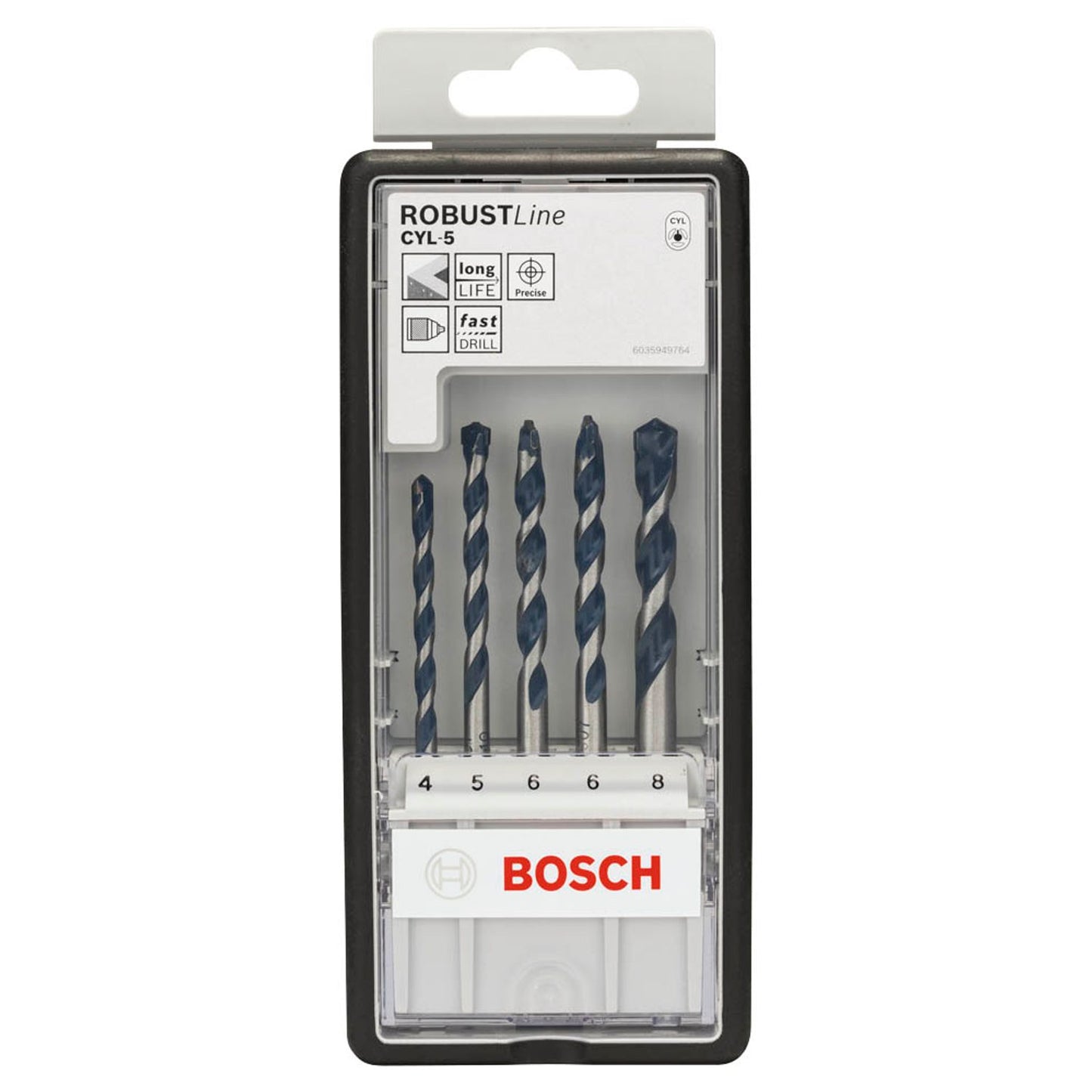 BOSCH Robust Line CYL-5 Betonbohrer-Set, 5-teilig | 2608588165