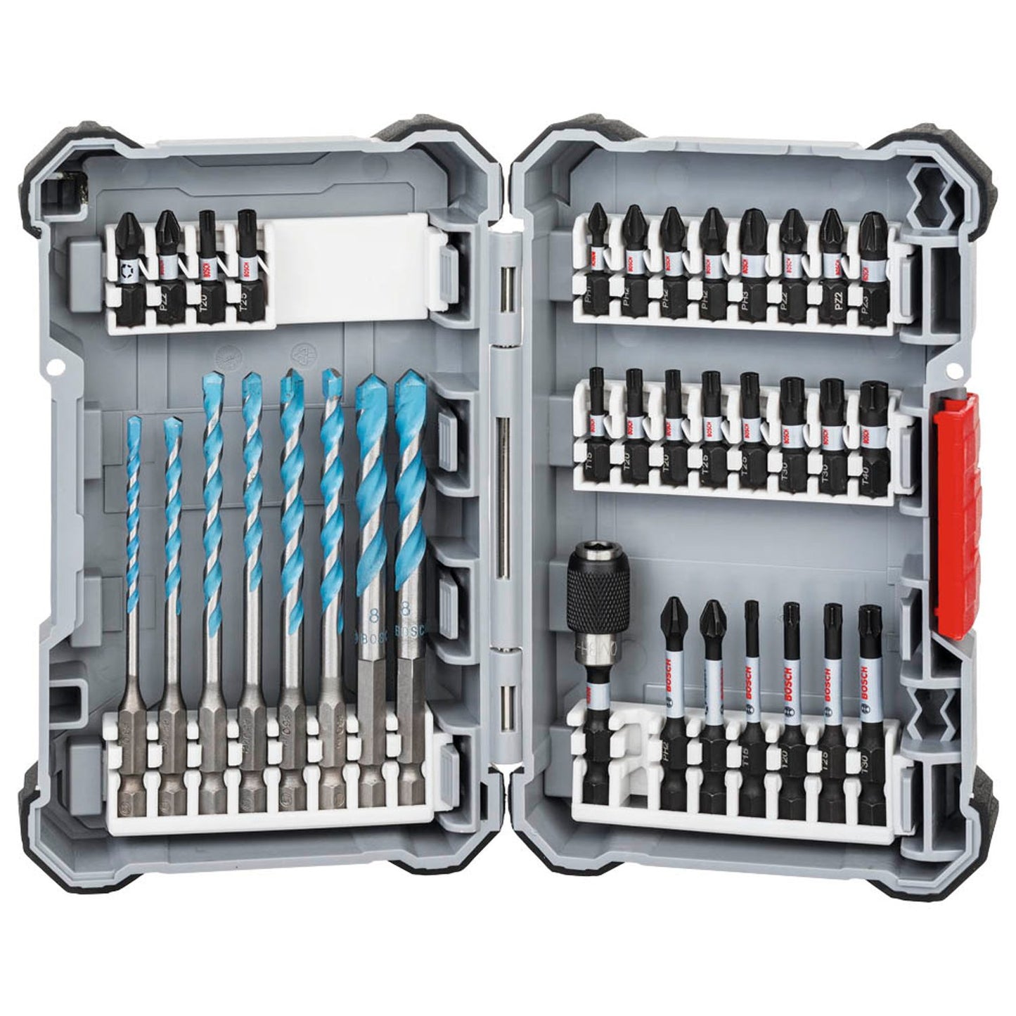 BOSCH Impact Control Multi Construction Bohrer- und Bit-Set, 35-teilig | 2608577147