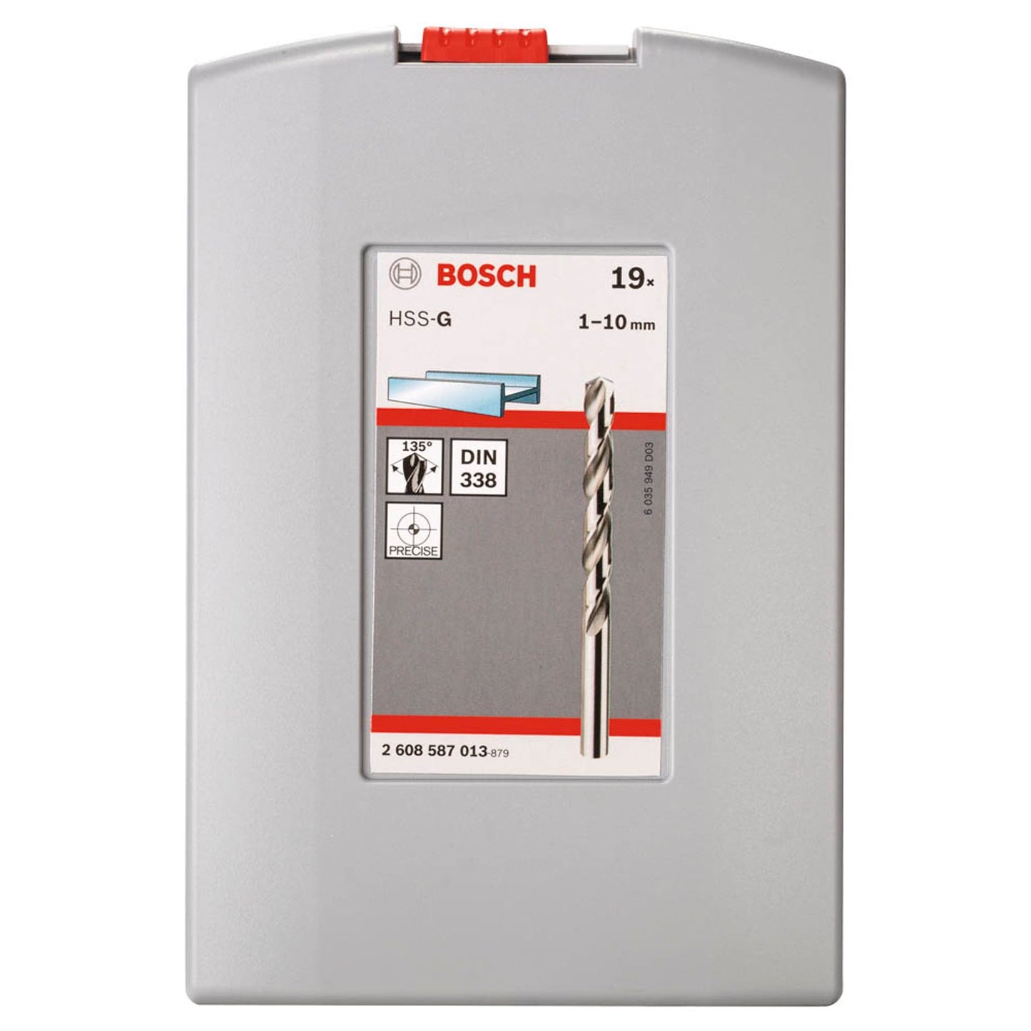 BOSCH ProBox HSS-G Metallbohrer-Set, 19-teilig | 2608587013