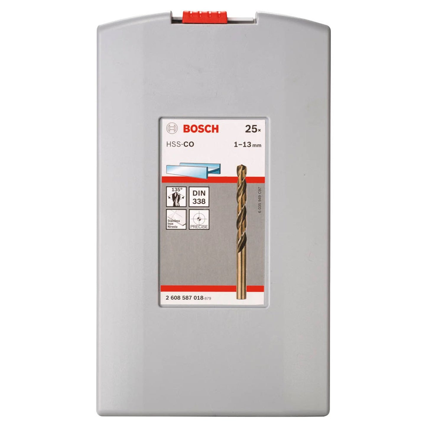 BOSCH ProBox Cobalt-Legierung Metallbohrer-Set, 25-teilig | 2608587018