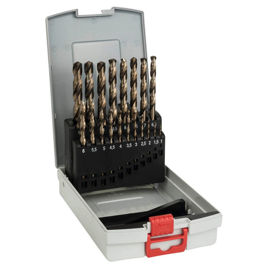 BOSCH Pro Box HSS-Cobalt-Legierung Metallbohrer-Set, 19-teilig | 2608587014