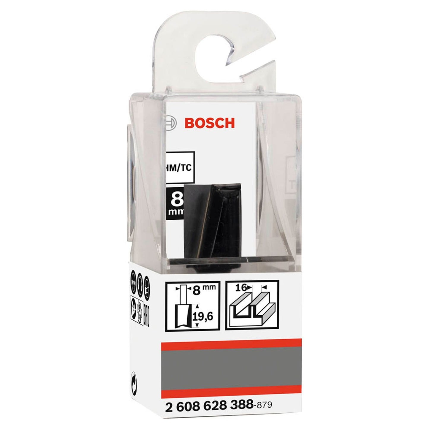 BOSCH Standard for Wood Nutfräser 1-teilig | 2608628388