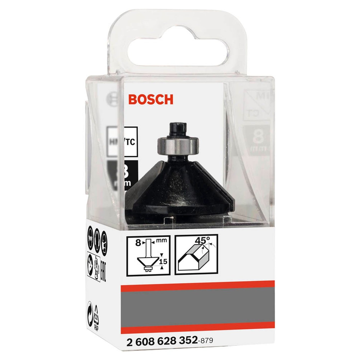 BOSCH Standard for Wood Fasenfräser 1-teilig | 2608628352