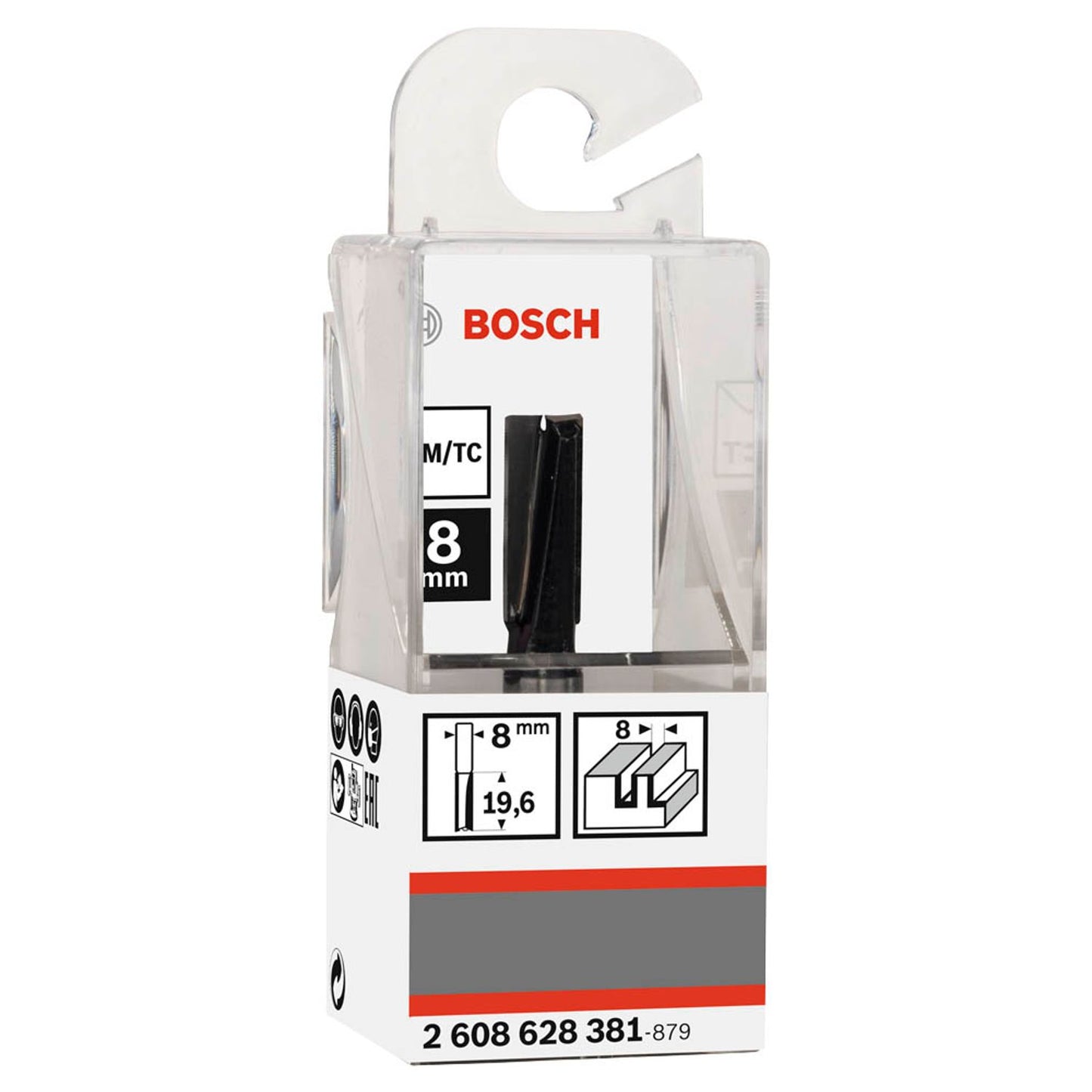 BOSCH Standard for Wood Nutfräser 1-teilig | 2608628381