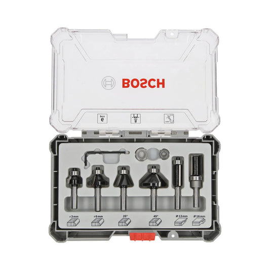 BOSCH Fräser-Set 6-teilig | 2607017469