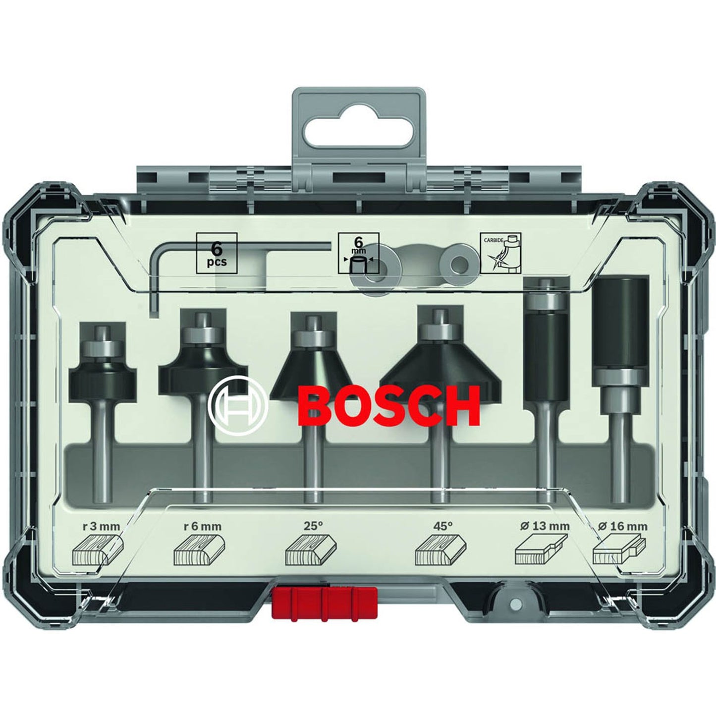 BOSCH Fräser-Set 6-teilig | 2607017468