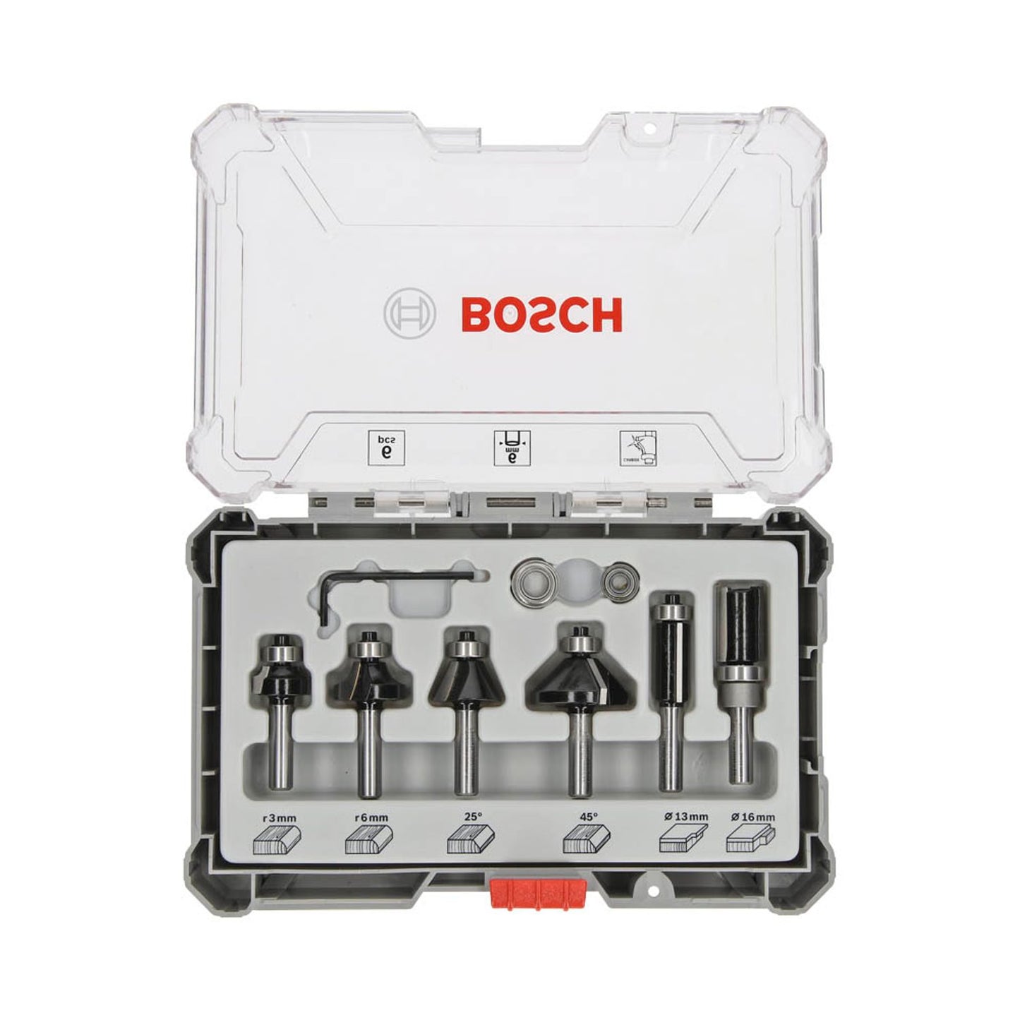 BOSCH Fräser-Set 6-teilig | 2607017468