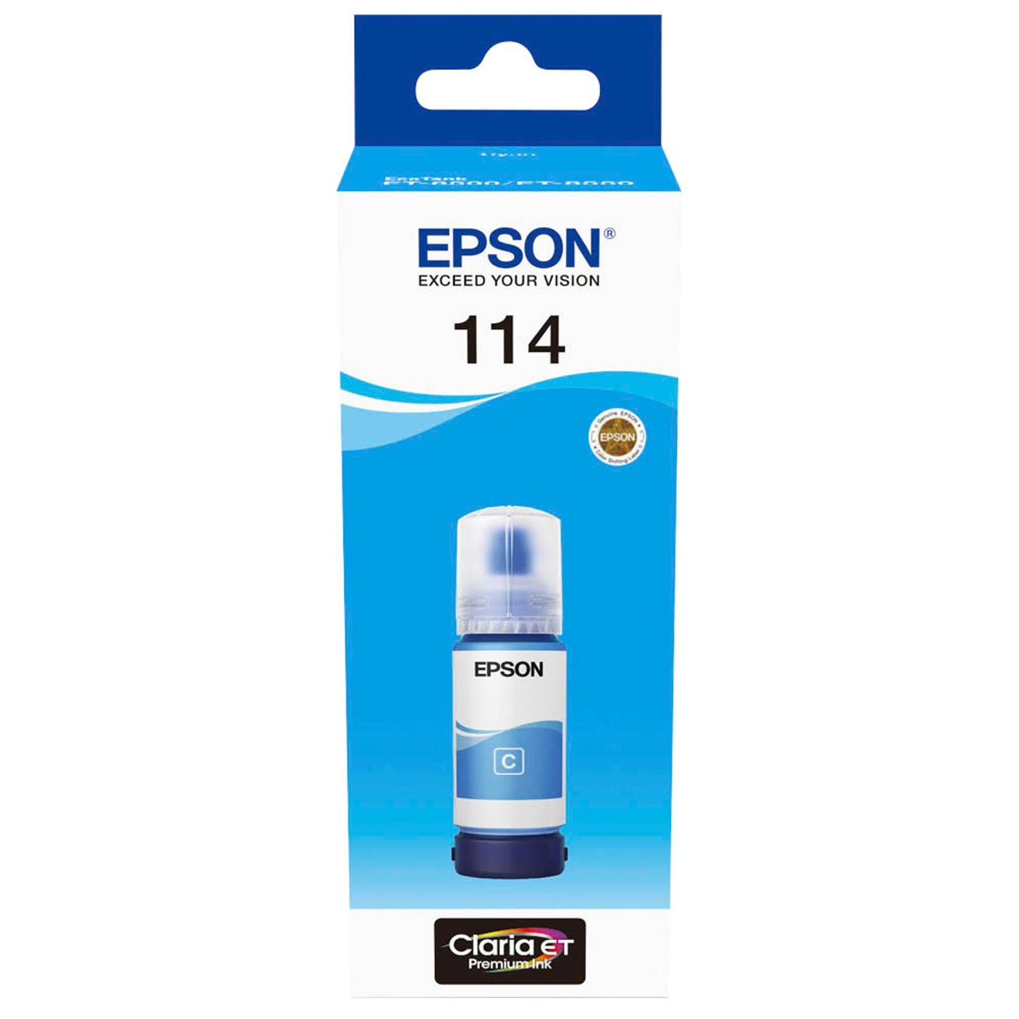 EPSON 114/T07B2 cyan Tintenflasche | C13T07B240