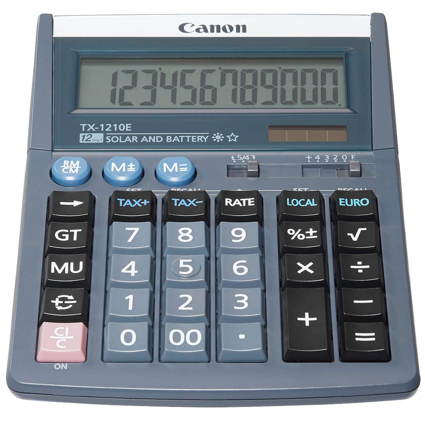 Canon TX-1210E Tischrechner grau/silber | 4100A014AB
