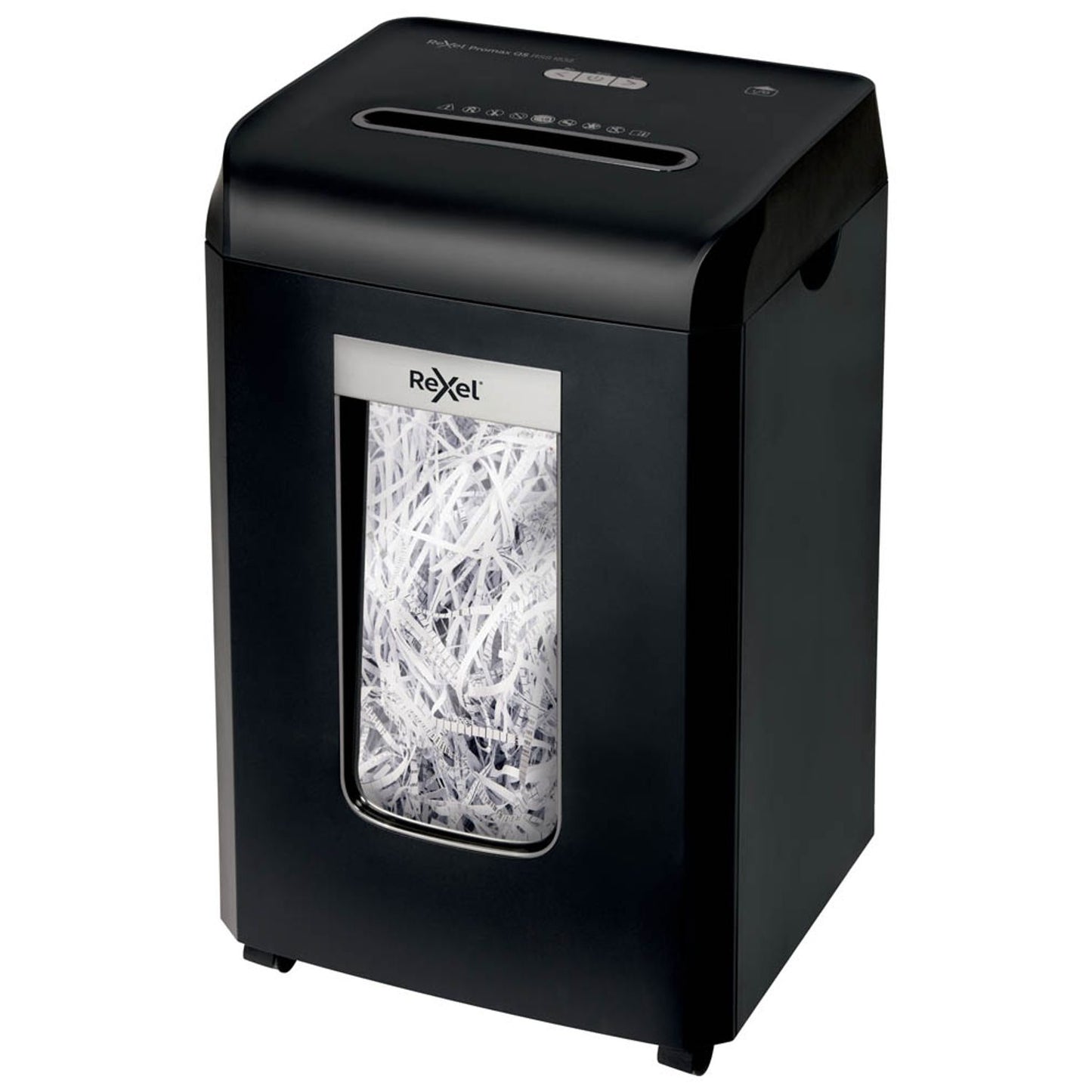 Rexel ProMax RSS1838 Aktenvernichter mit Streifenschnitt P-2, 6 mm, bis , schwarz | 2104588EU