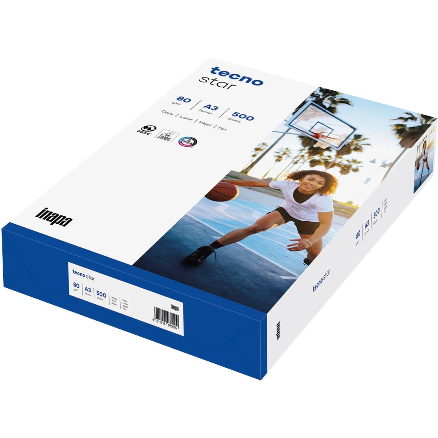 tecno Kopierpapier star DIN A3 80 g/qm | 5271 080 19 00 2 | 1 Pack = 500 Blatt