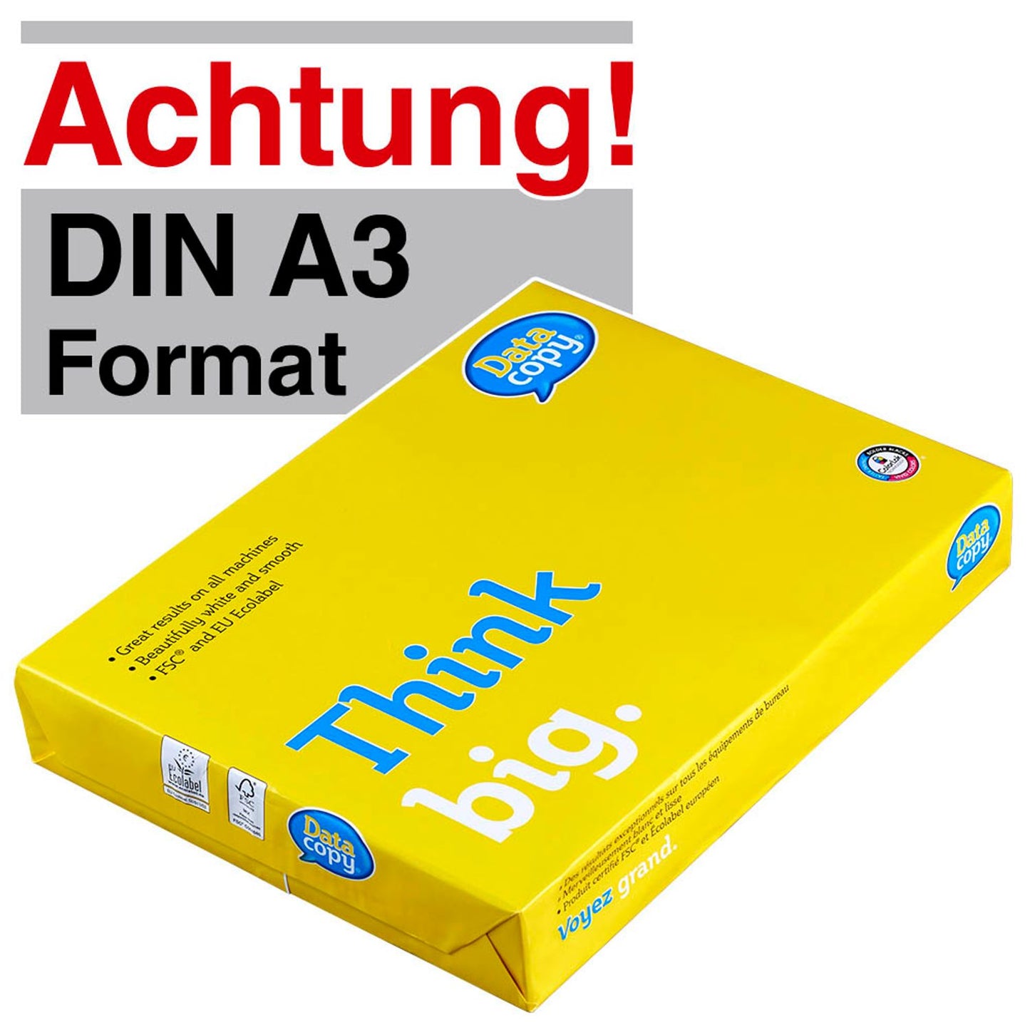 Data copy Kopierpapier Everyday Printing DIN A3 100 g/qm | 521844 | 1 Pack = 500 Blatt