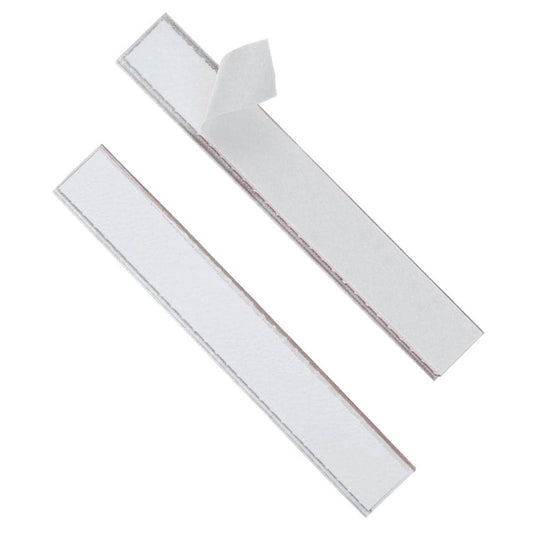 DURABLE Scannerschienen selbstklebend Labelfix glatt Kennzeichnung von Ablagekörben, Regale, Schubladen, Schränken und technischen Geräten | 802019 | 1 Pack = 10 St.