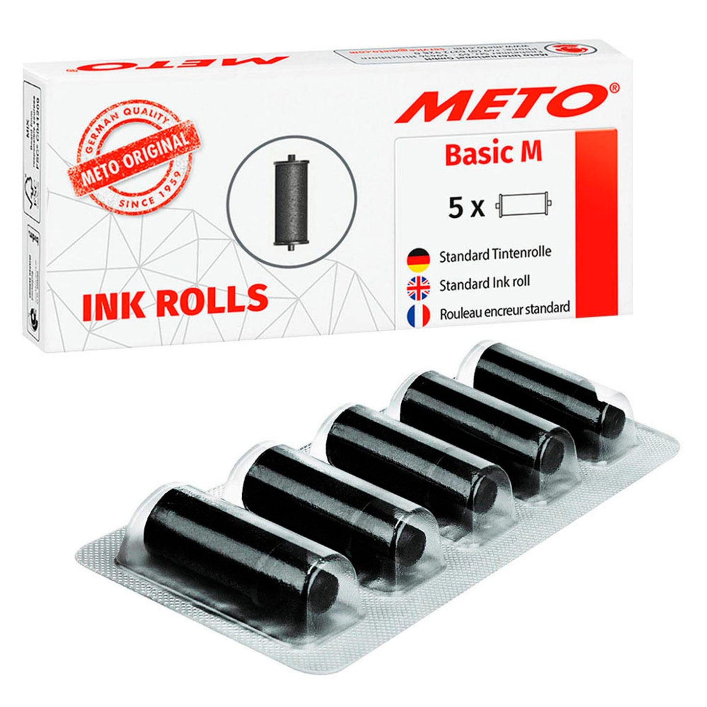 METO Basic Farbrollen, 5 St.