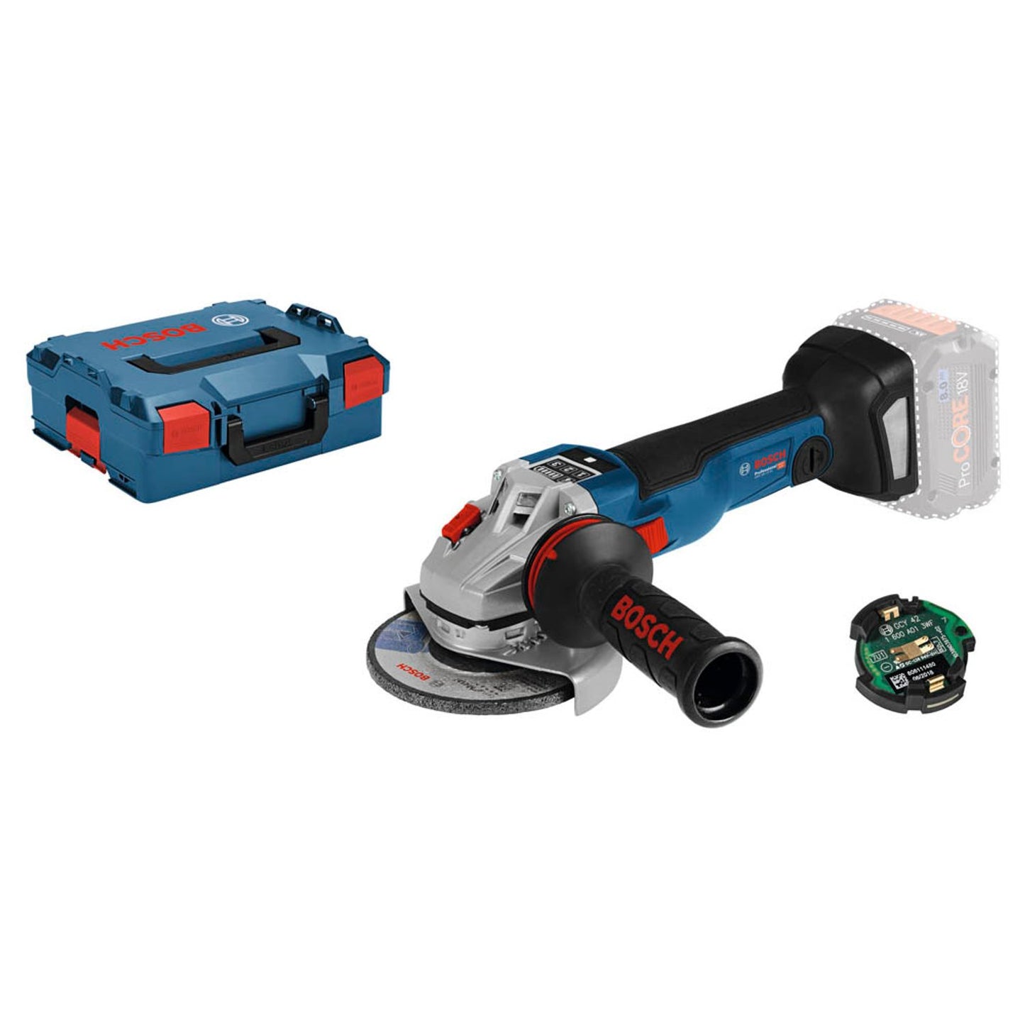 BOSCH Professional GWS 18V-10 SC Akku-Winkelschleifer 18,0 V, ohne Akku | 06019G340B