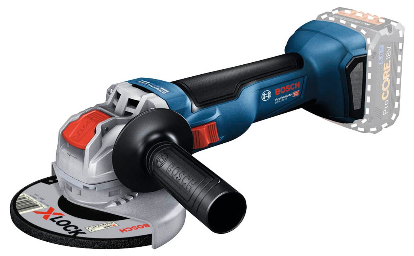 BOSCH Professional GWX 18V-10 Akku-Winkelschleifer 18,0 V, ohne Akku