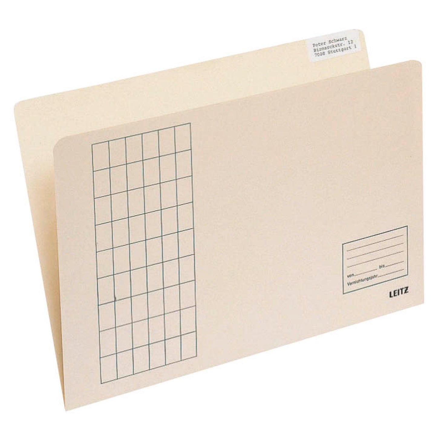LEITZ Einstellmappen 2433 DIN A4 chamois | 24330011 | 1 Pack = 100 St.