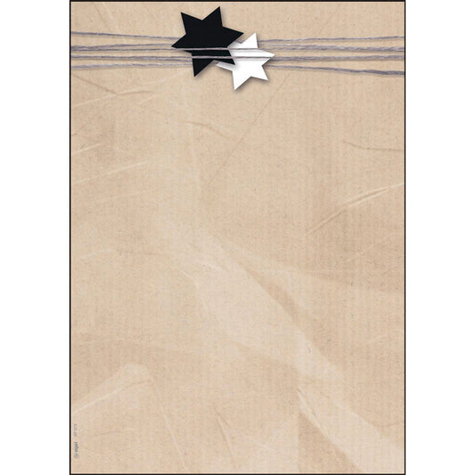 SIGEL Weihnachtsbriefpapier Christmas Wrapping Motiv DIN A4 90 g/qm | DP079 | 1 Pack = 100 Blatt