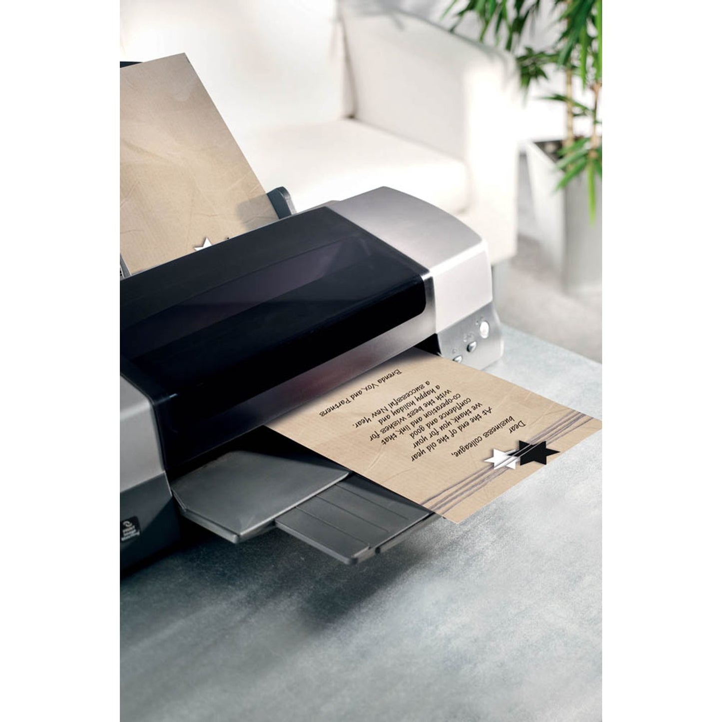 SIGEL Weihnachtsbriefpapier Christmas Wrapping Motiv DIN A4 90 g/qm | DP079 | 1 Pack = 100 Blatt