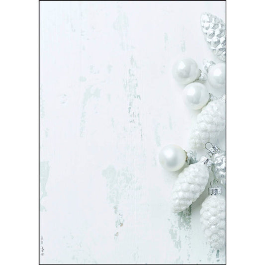 SIGEL Weihnachtsbriefpapier Modern Christmas Motiv DIN A4 90 g/qm | DP132 | 1 Pack = 100 Blatt