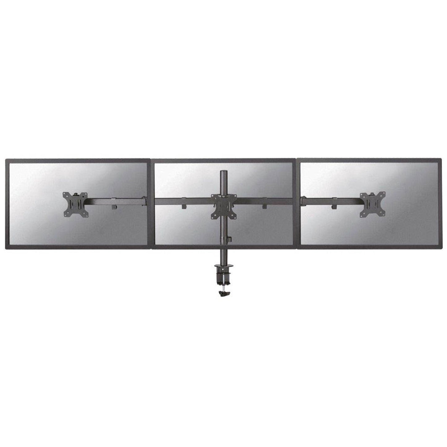 Neomounts Monitor-Halterung schwarz für 3 Monitore, Tischklemme, Tischbohrung | FPMA-D550D3BLACK