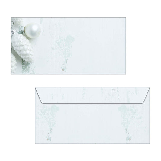 SIGEL Weihnachtsbriefumschläge Modern Christmas DIN lang ohne Fenster | DU132 | 1 Pack = 50 St.