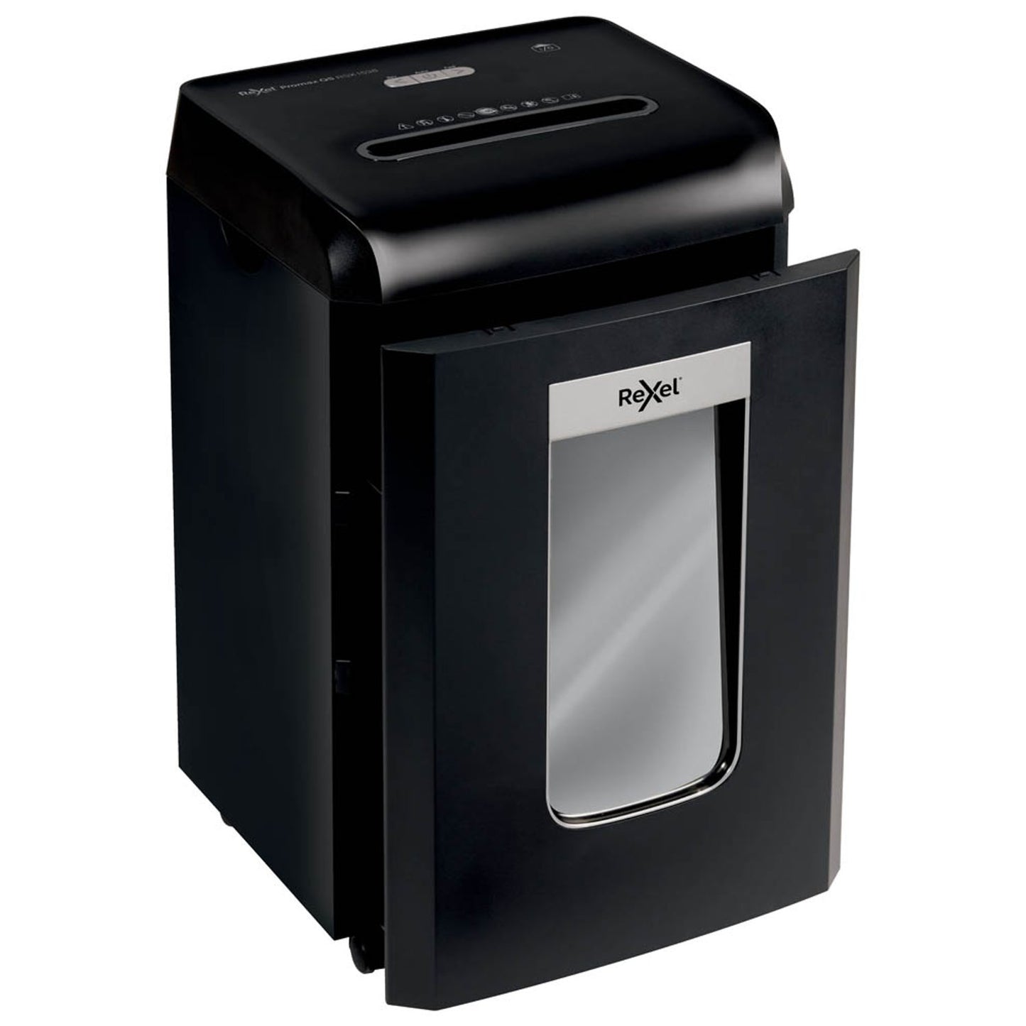 Rexel ProMax RSX1538 Aktenvernichter mit Partikelschnitt P-4, 4 x 40 mm, bis , schwarz | 2104587EU
