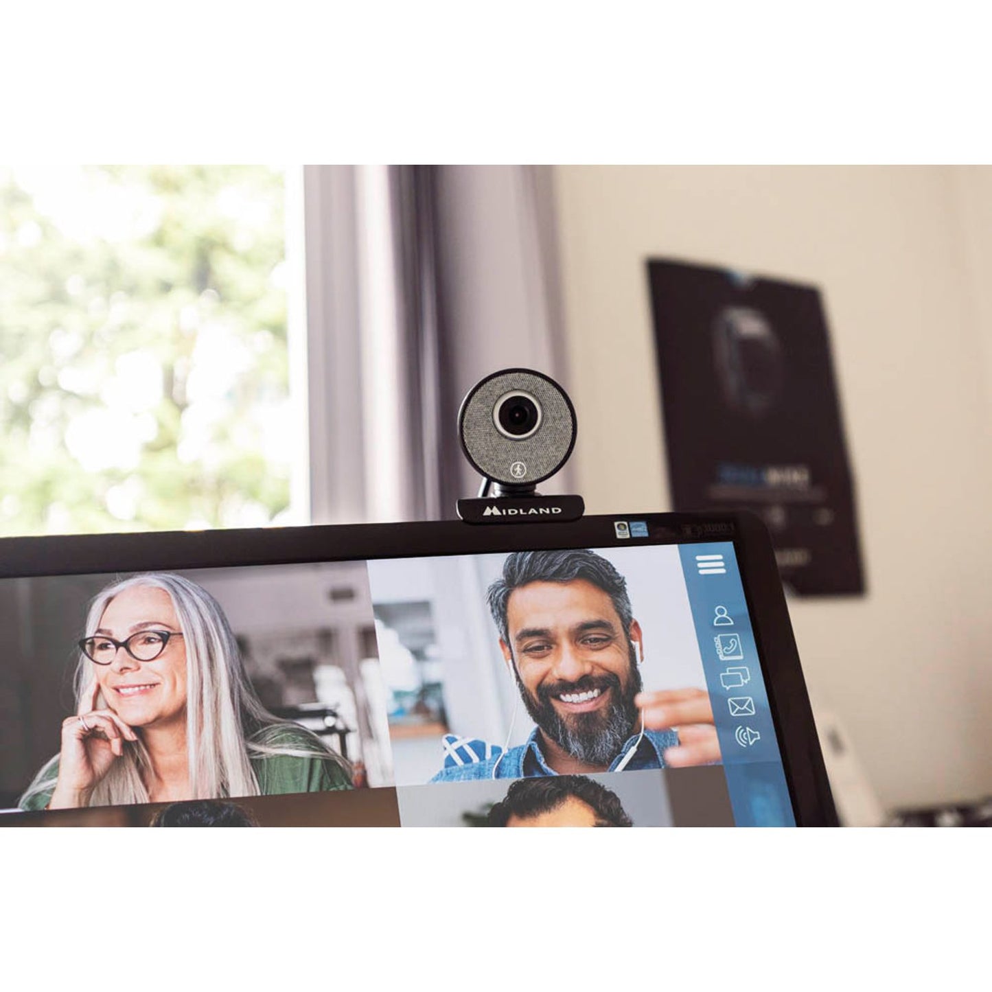 Midland Follow-U Webcam schwarz | C1522