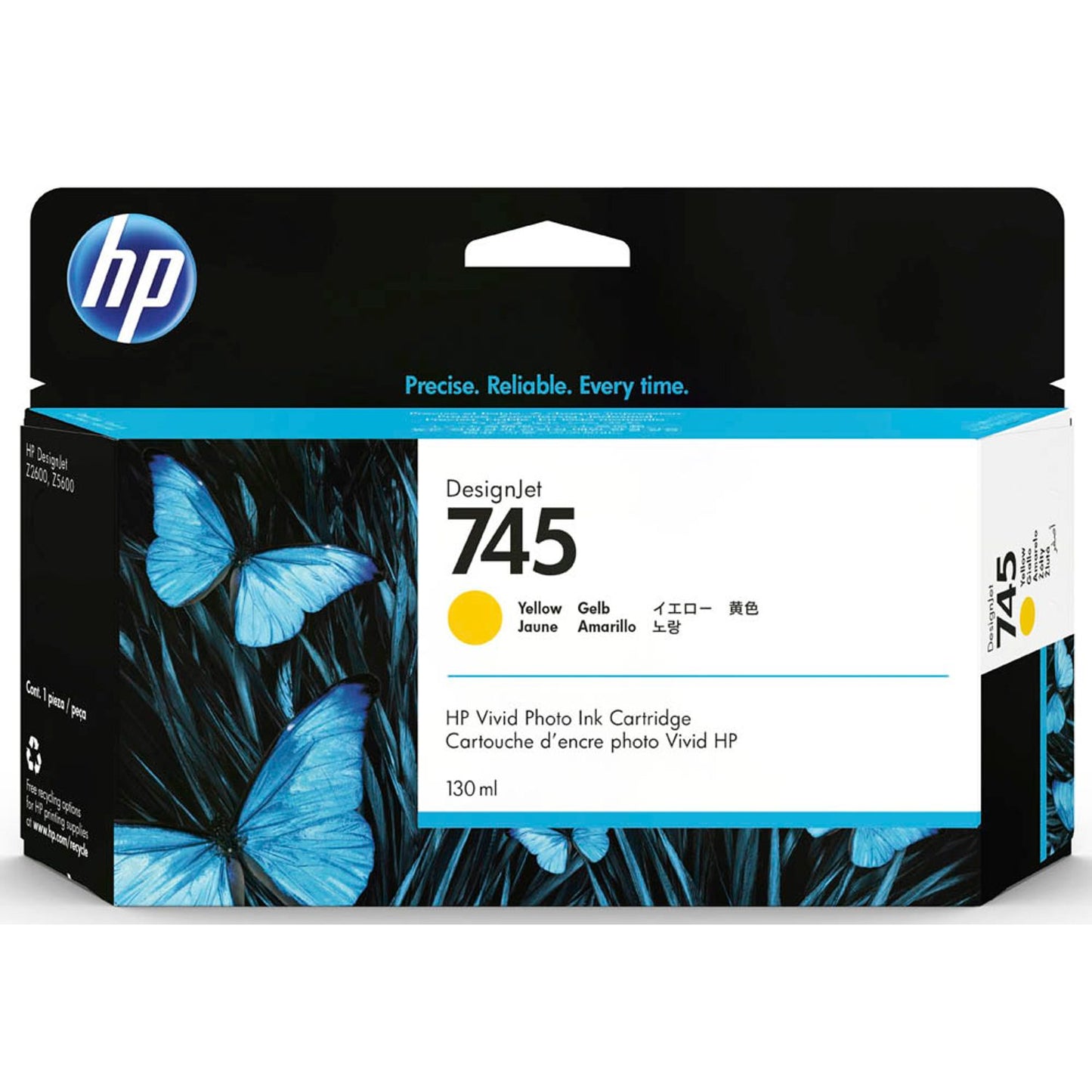 HP 745 () gelb Druckerpatrone | F9J96A