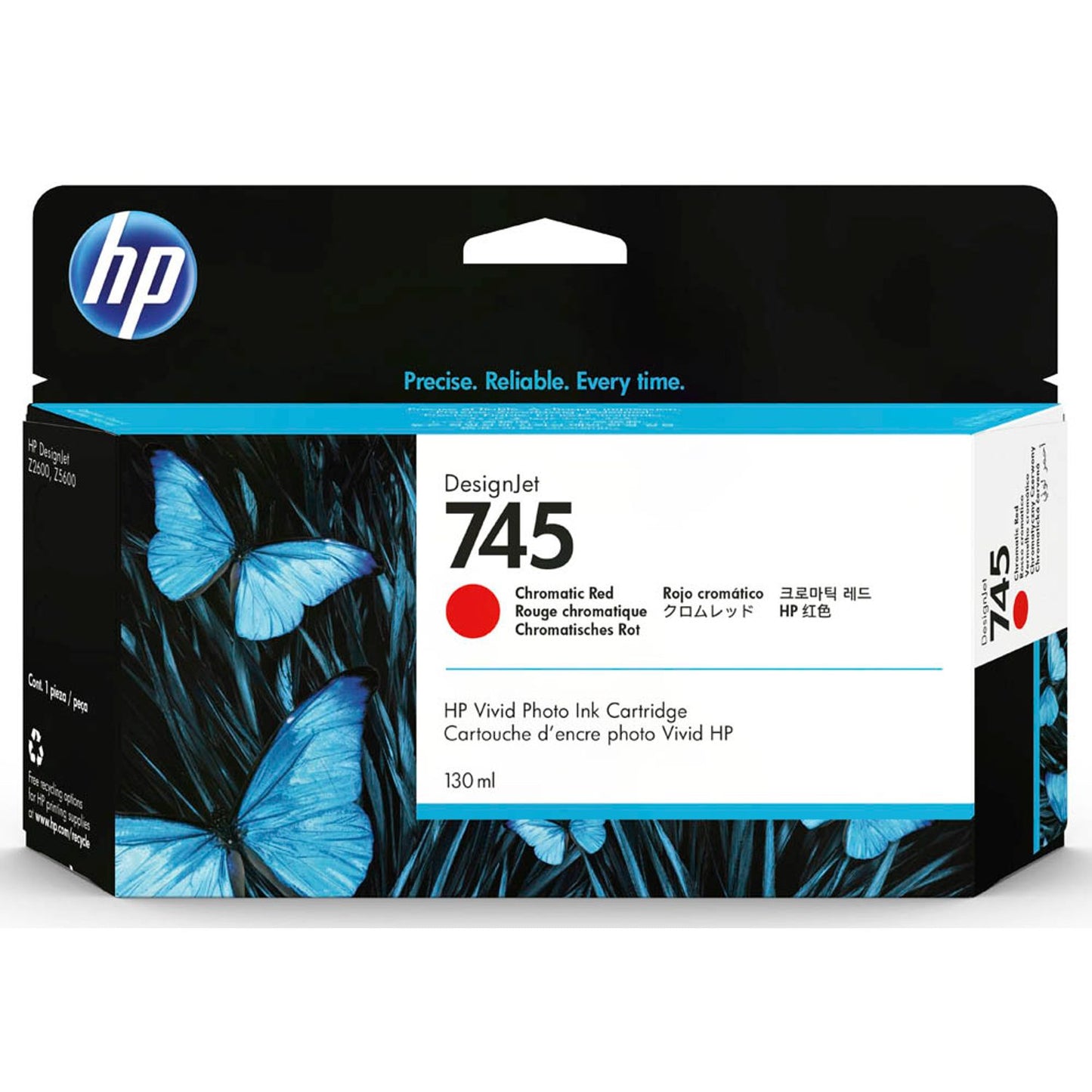 HP 745 () chromatisches rot Druckerpatrone | F9K00A