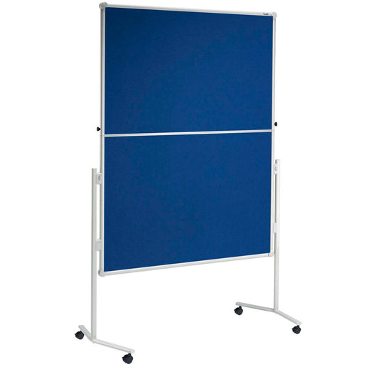 MAUL Moderationswand professionell, klappbar 120,0 x 150,0 cm blau | 6380682