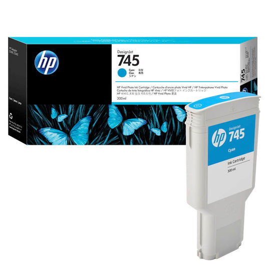 HP 745 () cyan Druckerpatrone | F9K03A