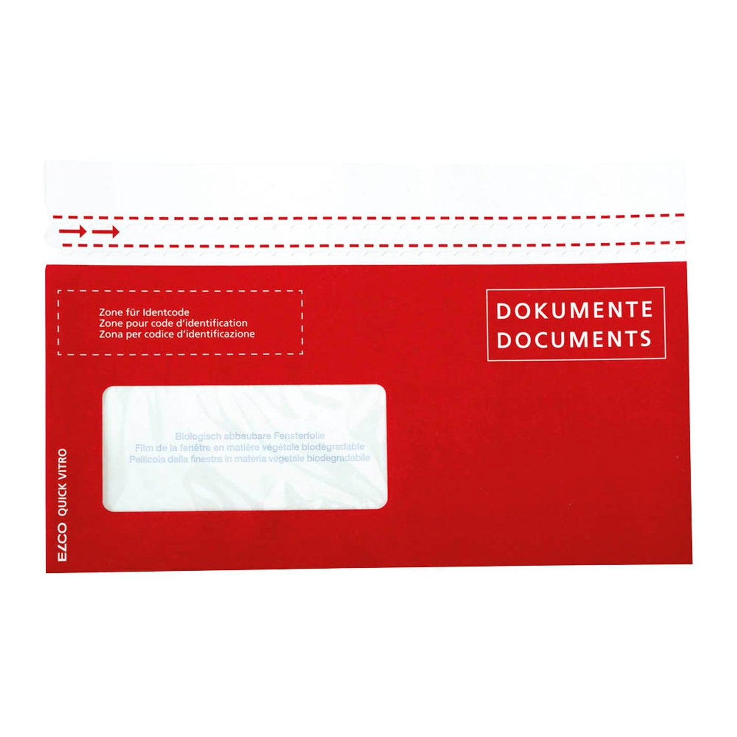 ELCO Lieferscheintaschen Quick Vitro Papier DIN lang | 29128.80 | 1 Pack = 250 St.