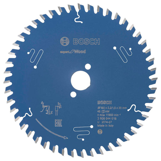BOSCH EXPERT for Wood Kreissägeblatt 160,0 mm, 48 Zähne | 2608644018