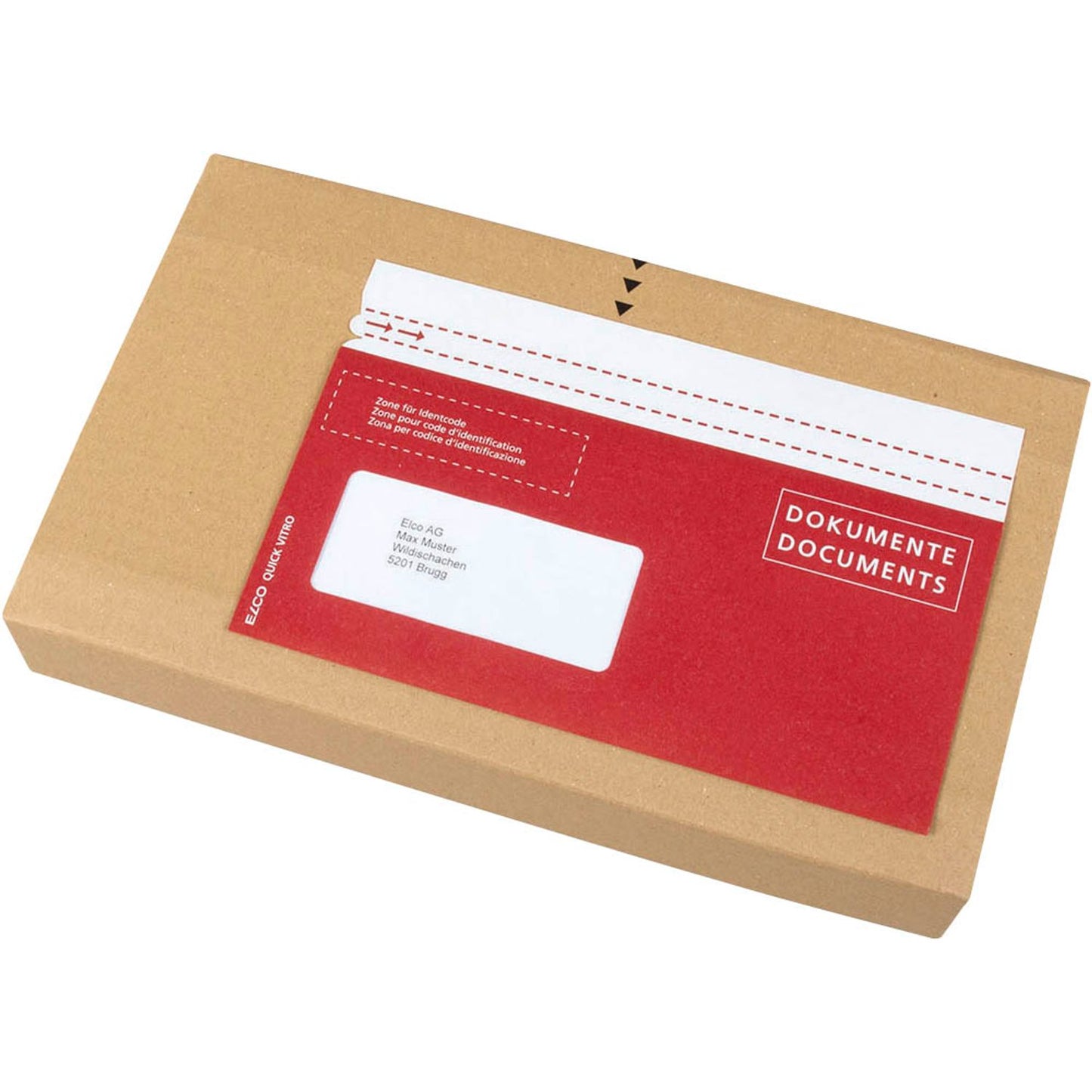 ELCO Lieferscheintaschen Quick Vitro Papier DIN lang | 29128.80 | 1 Pack = 250 St.