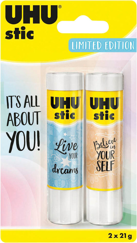 2 UHU stic It's all about you! Klebestifte