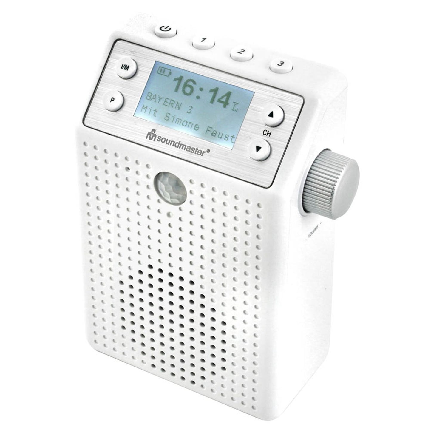 soundmaster DAB+ Empfänger weiß, silber | DAB60WE