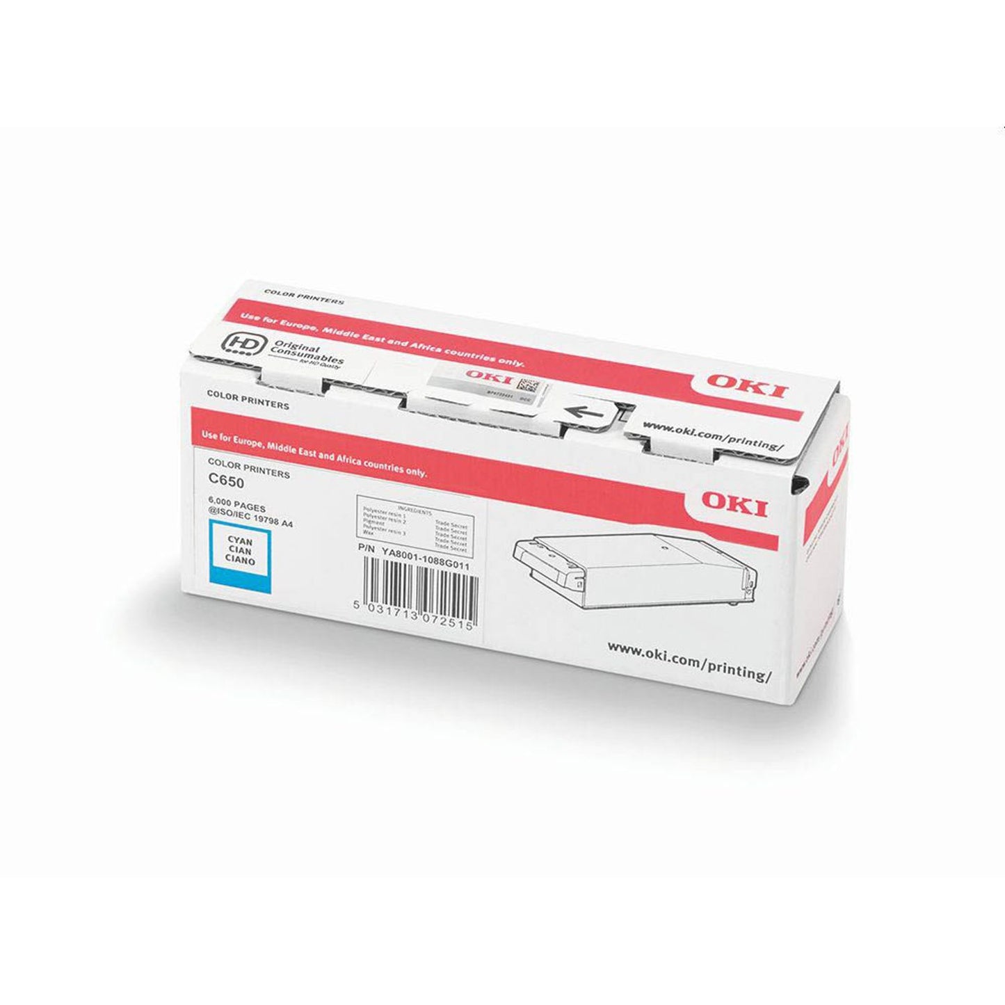 OKI 0 cyan Toner | 9006127
