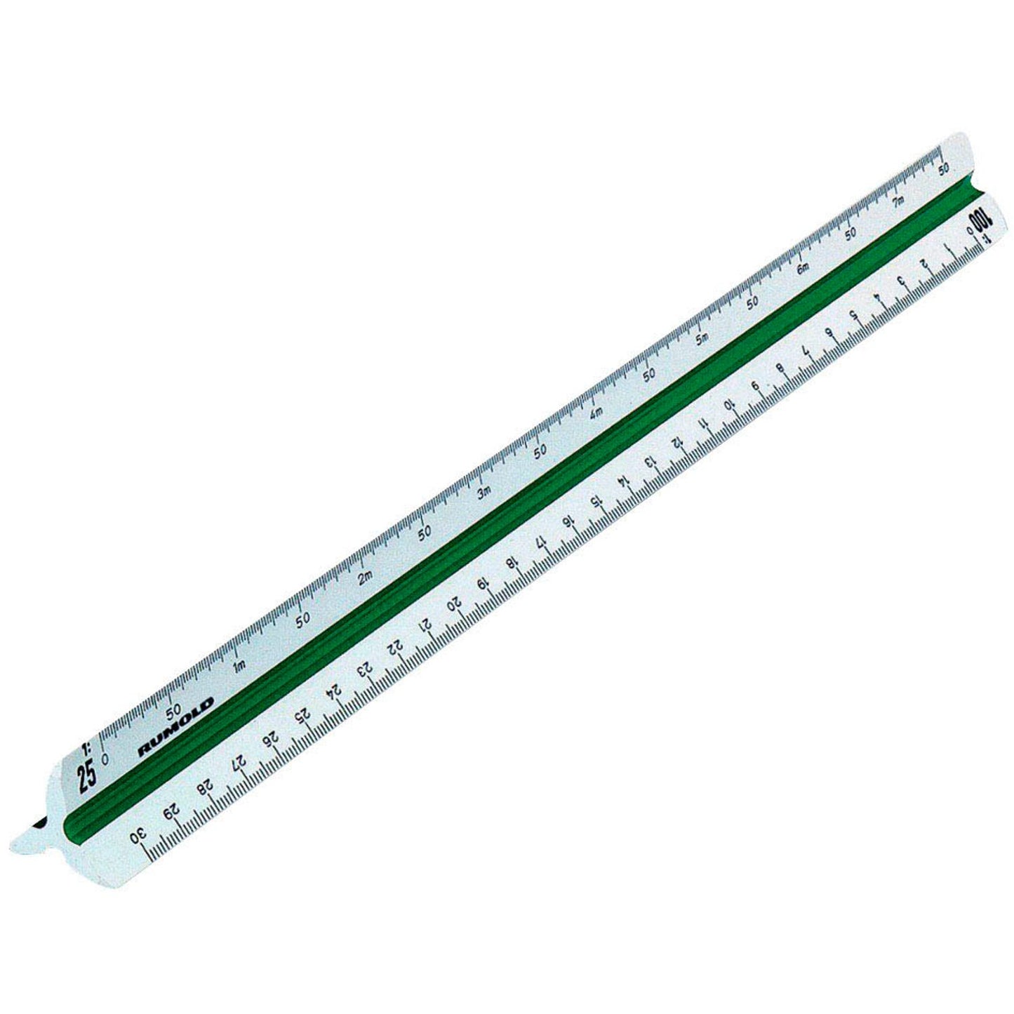 RUMOLD Dreikantmaßstab Architekt 4 30,0 cm, weiß | 150/30 4