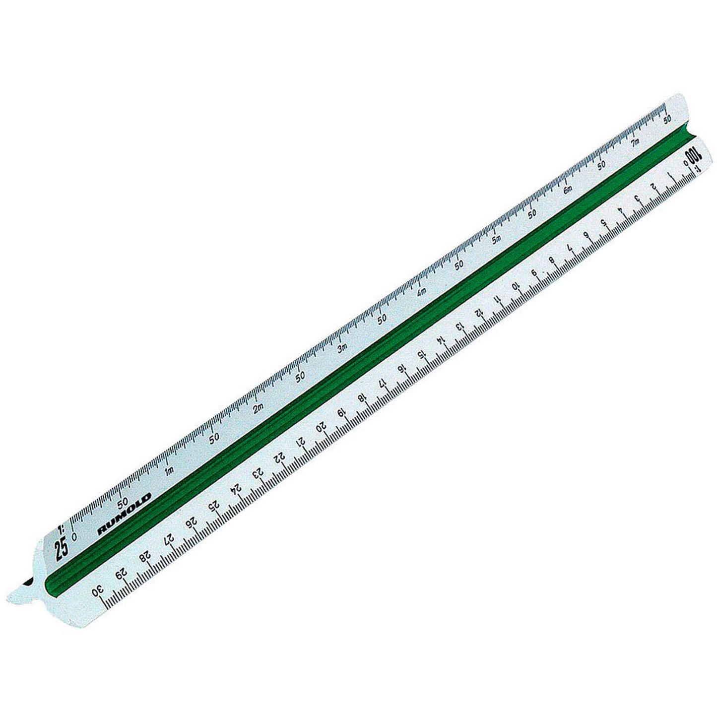 RUMOLD Dreikantmaßstab Architekt 4 30,0 cm, weiß | 150/30 4