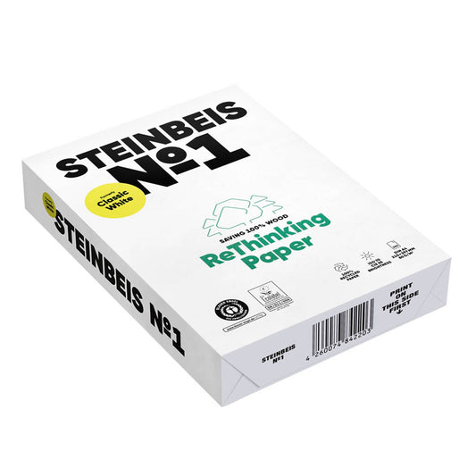 STEINBEIS Recyclingpapier No.1 DIN A4 80 g/qm | S8024A80S | 1 Pack = 500 Blatt