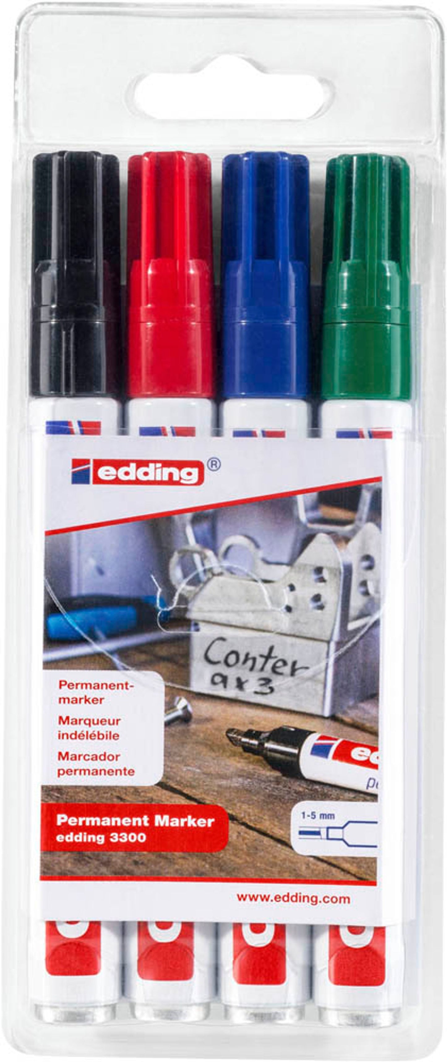edding 3300 Permanentmarker 1,0 - 5,0 mm