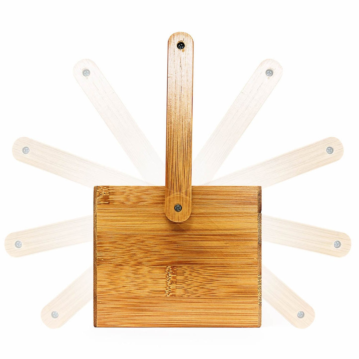 relaxdays Schreibtisch-Organizer braun Bambus 4 Fächer 25,0 x 11,5 x 20,0 cm | 10018880_0