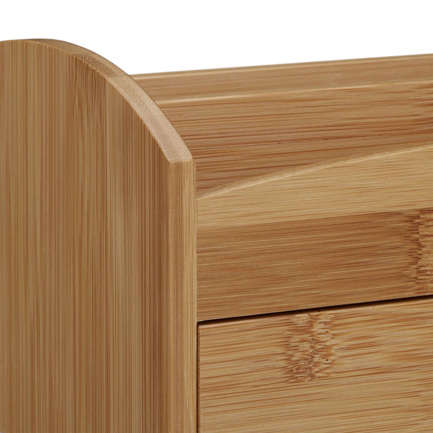 relaxdays Schreibtisch-Organizer braun Bambus 4 Fächer 27,5 x 15,0 x 11,0 cm | 10020247_0