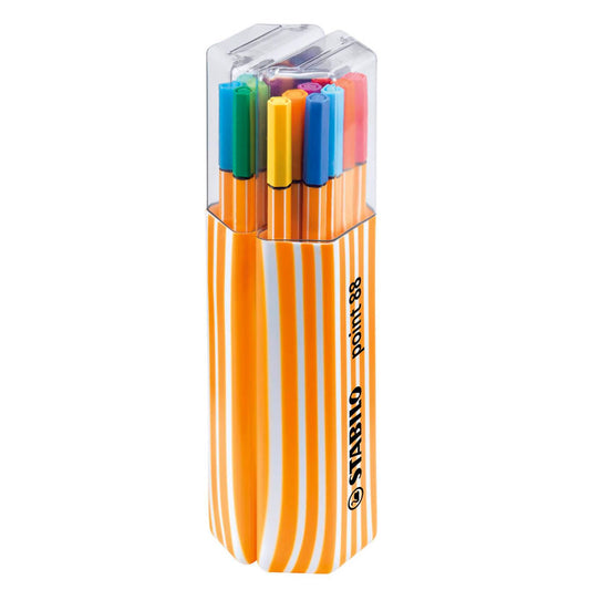 STABILO point 88 Fineliner farbsortiert 0,4 mm | 8820-01 | 1 Pack = 20 St.